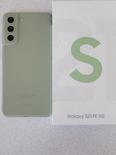 Celular Samsung S21 Fe 5g Ligth Green Usado En Buen Estado.