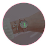 Reloj Pulsera Dedos Kpop Corazon Luminoso Kawaii