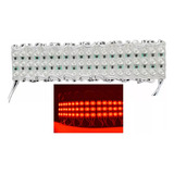 20 Pz Modulo 3 Leds 2835 110v Ip65 Color Rojo Ultra Brillo