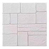 5 Calcomanias De Pared 3d De Ladrillo Blanco 3d, Papel Tapiz