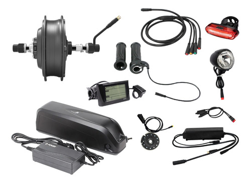 Kit Motor Electrico Trasero Bicicletas 1000w Bateria Litio