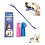 Kit Escova De Dente Pet + Pasta De Dente Para Cachorro Gato
