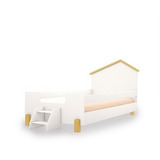 Cama Casinha Montessoriana C/ Escadinha Soltero