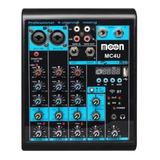 Consola Moon Mc4u 4ch Wireless Efectos Usb Bluetooth Mixer 