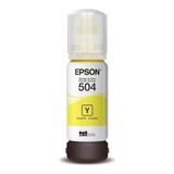 Botella Tinta Epson Original T504 Impresora L4150 L4160