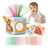 Hahaland Caja De Panuelos Para Bebe, Juguetes Montessori Par