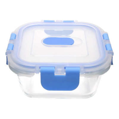 Hermetico Topper Contenedor Vidrio 310 Ml Vencort Azul Marino | Meses sin interés