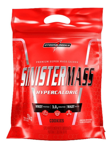 Hipercalórico Sinister Mass Premium 3kg Integralmedica