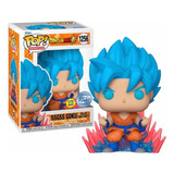 Funko Pop Ssgss Goku #1256 Kaio K Glow Dragon Ball Exclusive