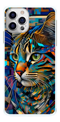 Capinha Gato Mosaico Gatinho Felino Capa De Celular