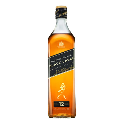Whisky Escocês Blended Black Label Johnnie Walker Garrafa 1 Litro | MercadoLivre