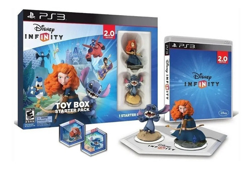 Disney Infinity 2.0 Starter Pack Toy Box Ps3 Playstation 3  