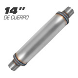 Resonador Deportivo Tipo Bala Nash Muffler  14  De Cuerpo 