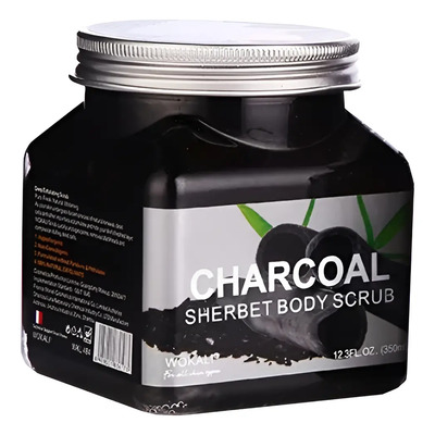Exfoliante Natural Para Cara Y Cuerpo De Carbón Wokali 350ml Carbon Día\u002Fnoche | MercadoLibre