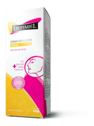 Crema Depilatoria Para Rostro Depimiel X 40 Gr