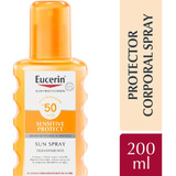 Protector Solar Sun Spray Transparente Fps50+ Eucerin X200ml