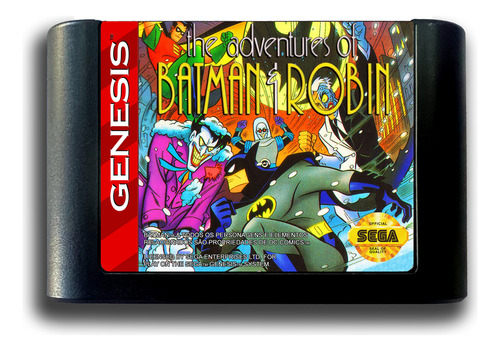 Cartucho De Megadrive Novo The Adventures Of Batman E Robin