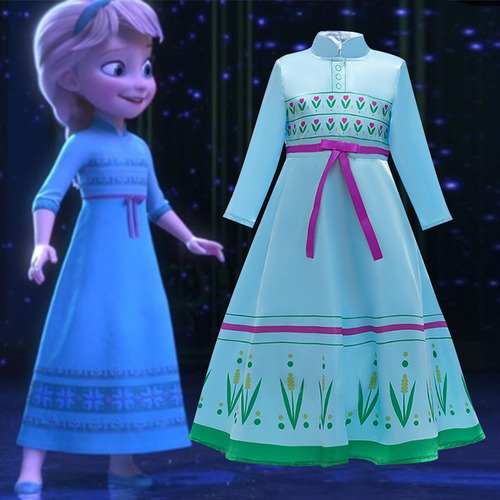 Vestido De Navidad Para Niña Princess Frozen Anna
