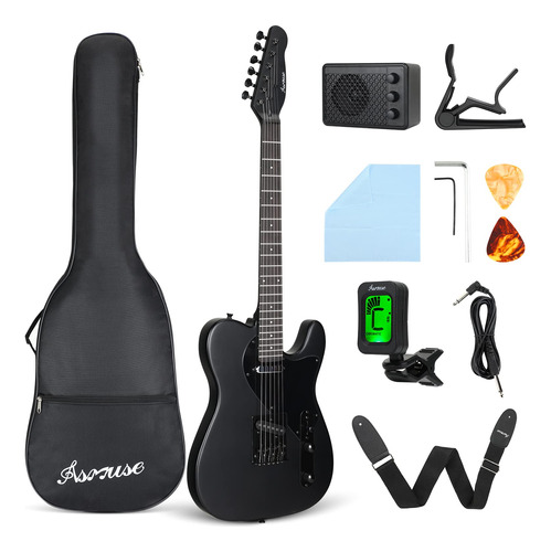 Aumuse - Guitarra Elctrica Telecaster De 39 Pulgadas, Kit De