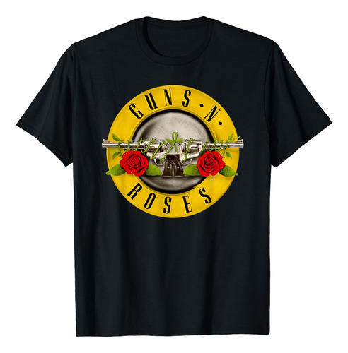 Playera Emblema Guns N' Roses, Camiseta Icónica Rockera