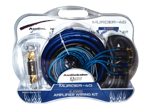 Kit De Instalación Para Fuente Amplificador Cal 4 Audiobahn
