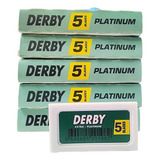 250 Lâmina Derby Extra Cartela Derby Verde Para Barbeiro