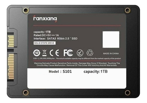 Disco Sólido Ssd Interno Fanxiang S101 1tb Negro