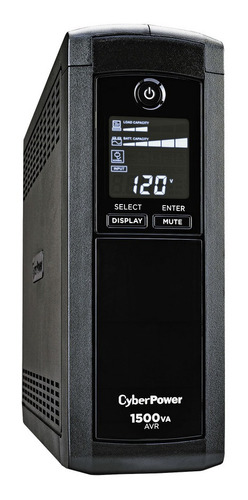 Ups 1500va / 900w, Pantalla Lcd Inteligente, Regulador De Voltaje (avr), 8 Contactos, Tel/red/coax, No-break Con Regulad