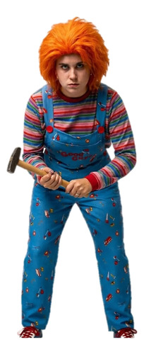 Disfraz De Chucky Muñeco Diabolico De Adulto