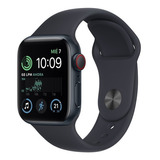 Apple Watch Se Gps + Celular - Caja De Aluminio Medianoche 40 Mm - Correa Deportiva Medianoche - Patrón