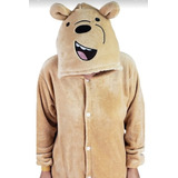 Pijama Grizzly Entero Oso Escandaloso Kigurumi Kawaii Niño