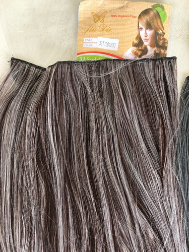 Cabelo Tic Tac Cor 33t1001h33 Preto Com Mech Cinza Chocolate