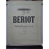 Partitura Violino Konzert Nº 9 La Menor Opus 104 Bériot