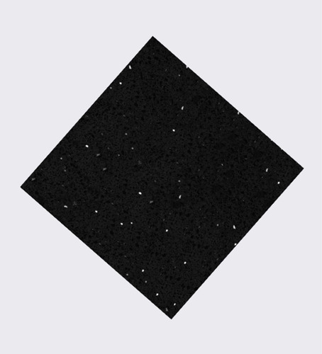 Cubiertas Cuarzo Galaxy Negro 1,60x0,60