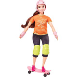 Barbie Tokio Juegos Olímpicos Skater Patineta Articulada