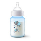 Tetero Classic Anticólico Avent Decorado 9 Oz Con Chupo 1m+