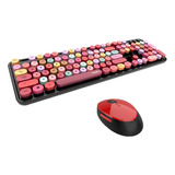 Para Combo Teclado Y Ratón Mofii Sweet, Color Mixto, 2,4g .