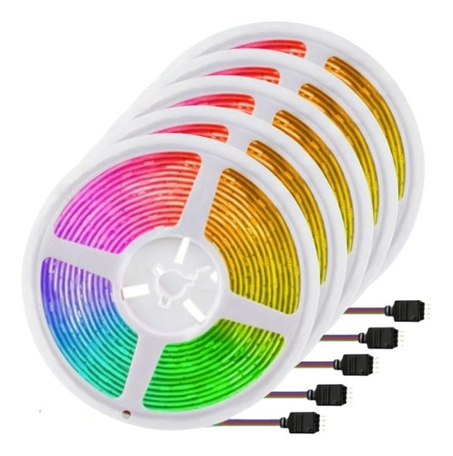 Fita Led Rgb 5050 Ip65 Impermeável - 25 Metros