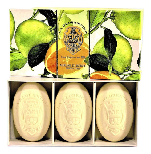 Boboli Citrus Sabonete La Florentina 3 Unidades 150g