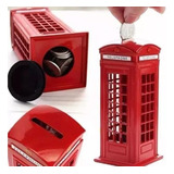 Miniatura Cabine Telefônica Londres Cofre Metal Promoção