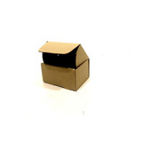 Pack 50 Cajas 7x7x7cm En Microcorrugado Color Kraft Cs 