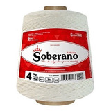 Barbante Soberano 1kg 100% Algodão Crochê Tapete