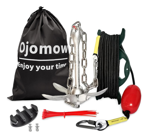 Ojomow Kit De Anclaje Para Kayak Y Moto Acuática, Anclaje De