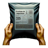 Envelope Segurança Cinz Reciclado Saco Correios 12x18 250und