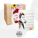 Mug Frida Kahlo  Vidrio Opalizado