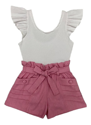 Conjunto Infantil Menina Mini Diva Verão Blogueirinha