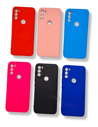 Funda De Silicona Con Felpa Para Motorola + Envio 