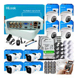 Kit1080 Hikvision Hilook Dvr 8ch + 8camara Seguridad + Disco