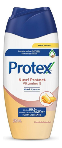 Sabonete Líquido Antibacteriano Protex Vitamina E Frasco 250ml