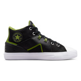 Tenis Converse Ctas Flux Ultra Estilo Urbano Para Niños Color Negro Diseño De La Tela Liso Talla 30.5